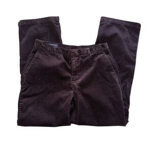 Lands End Women's Brown Corduroy Size 14 Inseam‎ 29